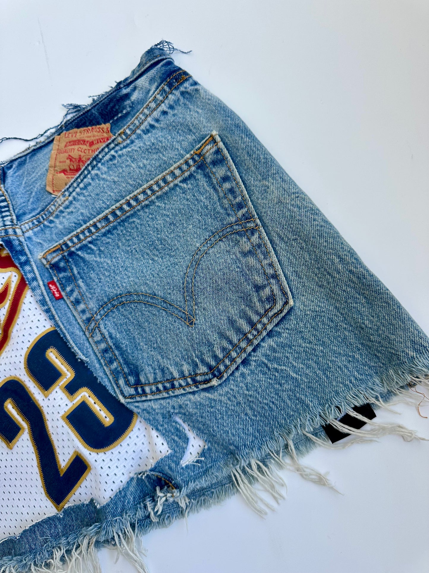 Levi Reworked Jersey Mini Skirt