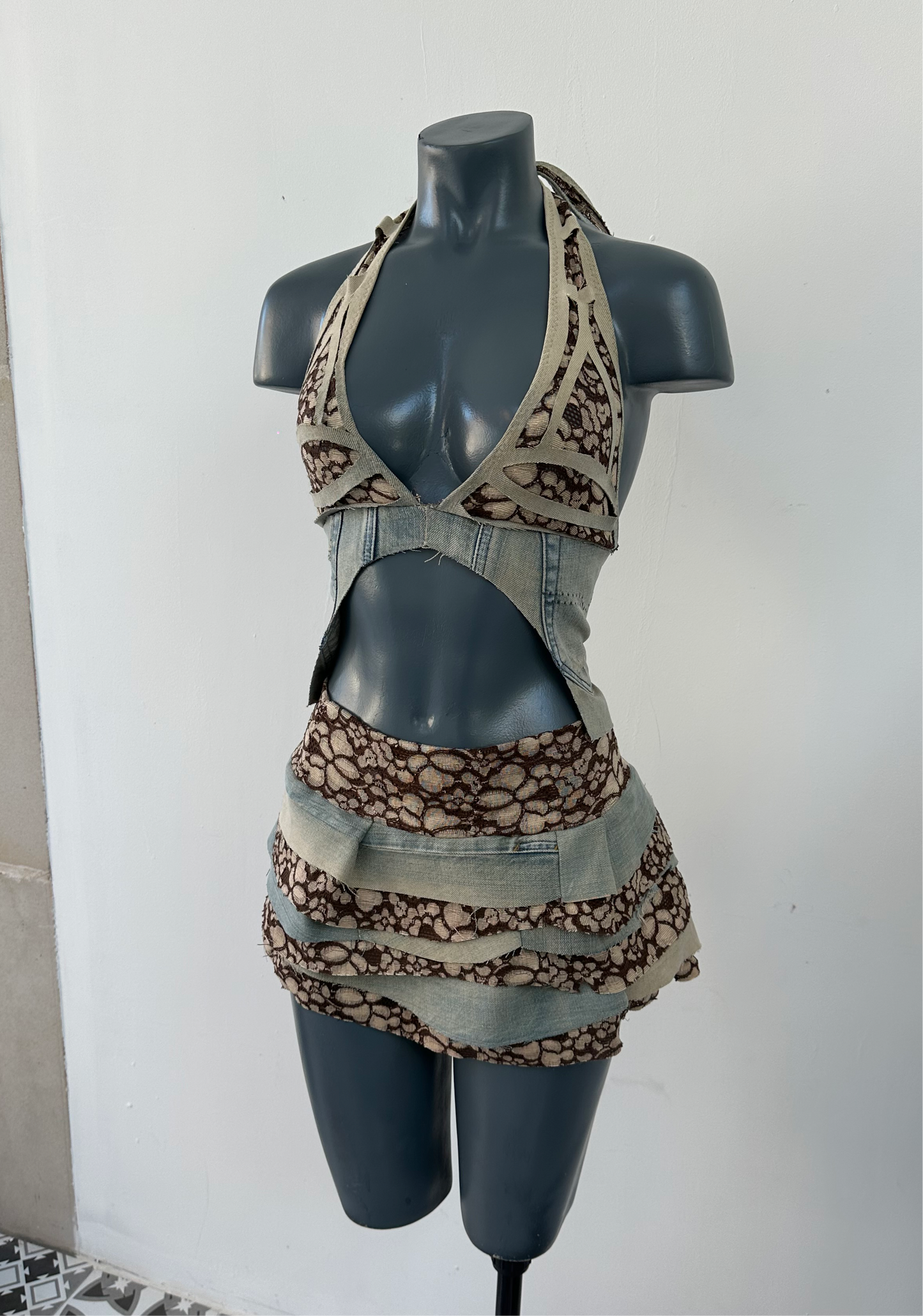 Outcast - Sandy mini skirt & bralette