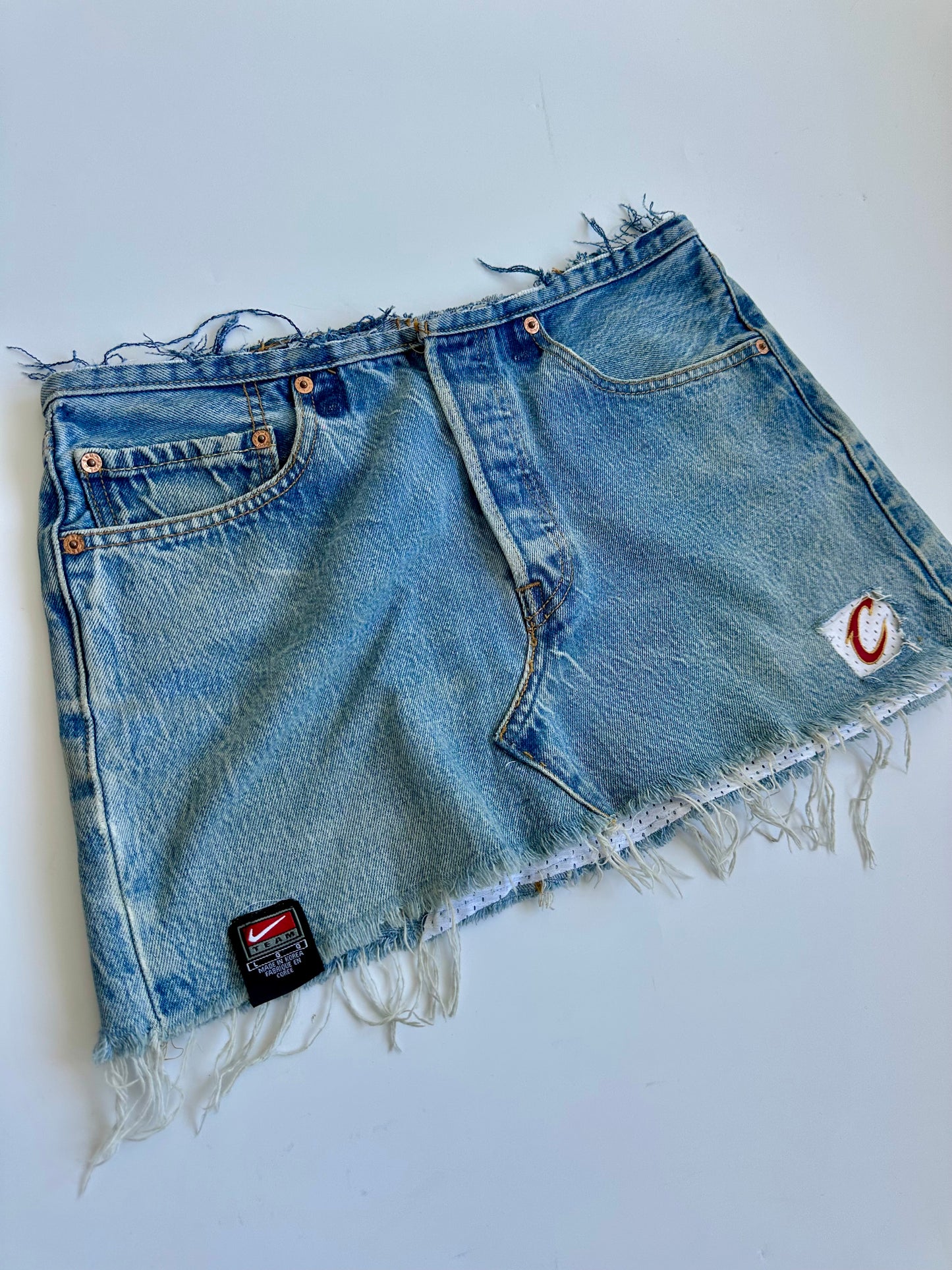 Levi Reworked Jersey Mini Skirt
