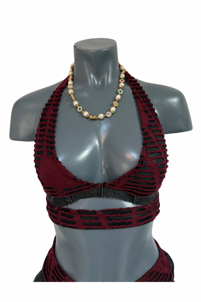 Fused - Red Mini Skirt & Top