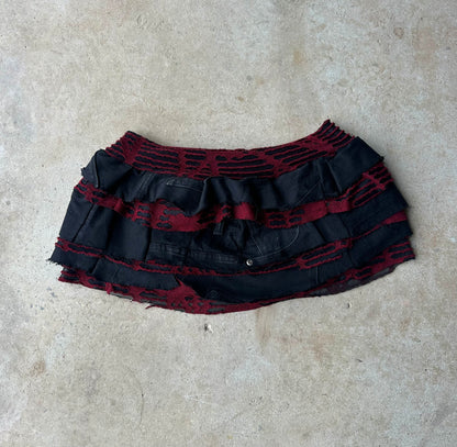 Fusion - Red Mini Skirt & Top