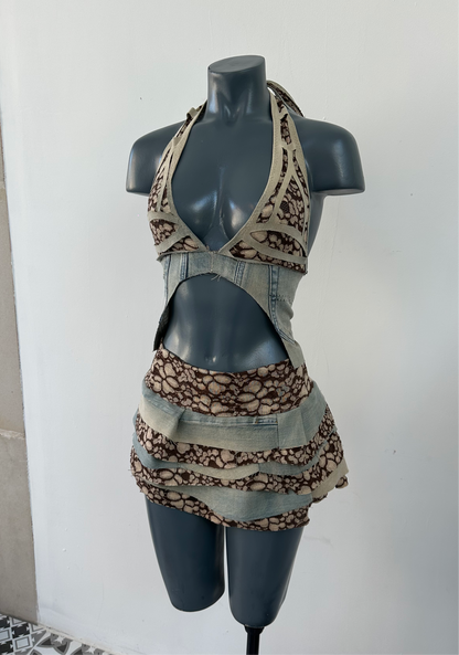 Outcast - Sandy mini skirt & bralette