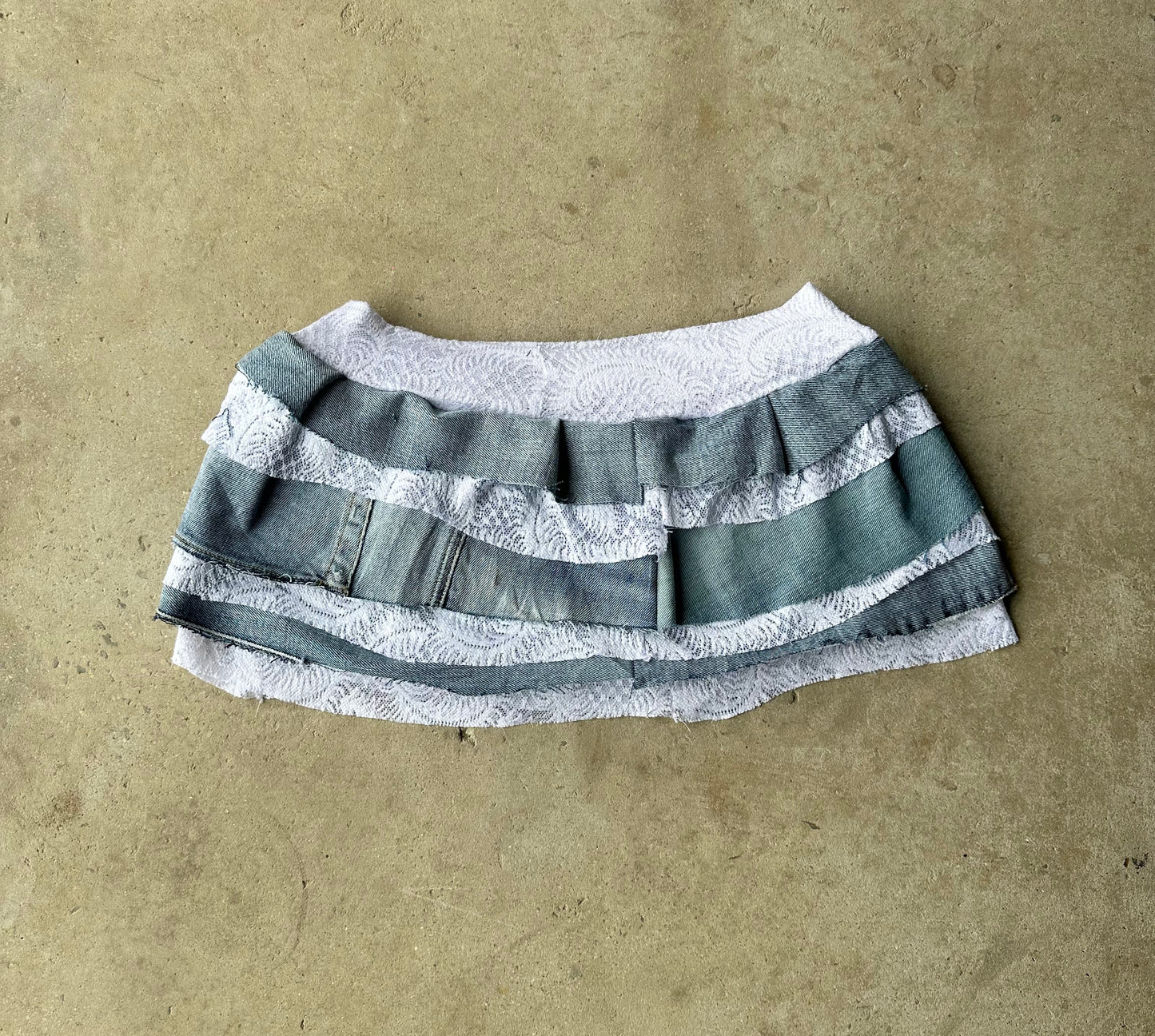 Outcast - Light Blue Mini Skirt & Bralette
