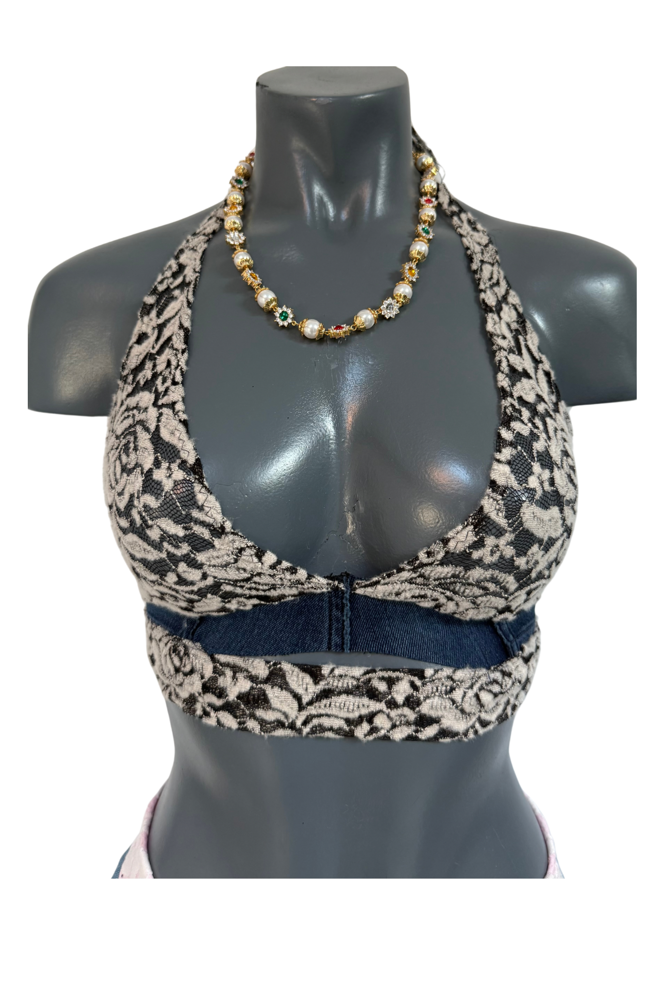 Fused - Dark Blue Mini Skirt & Top