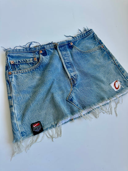 Levi Reworked Jersey Mini Skirt