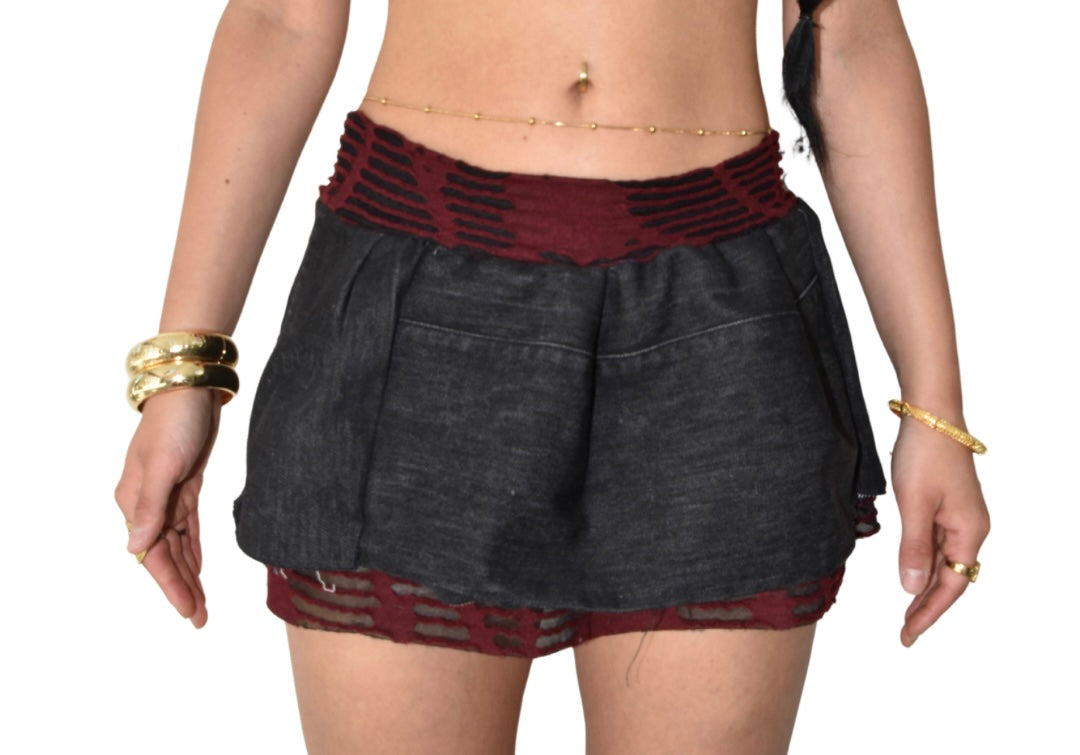 Fused - Red Mini Skirt