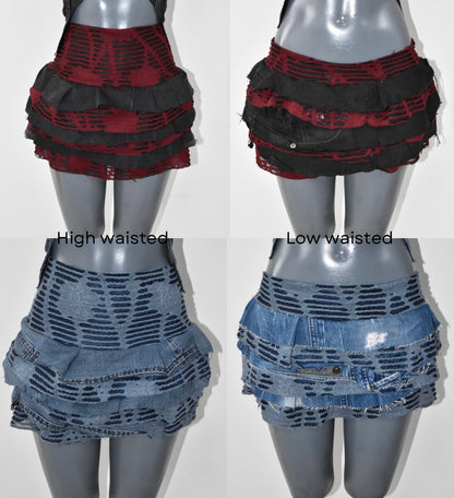 Fused - Red Mini Skirt & Top