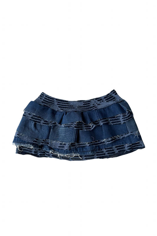 Blue Outcast Mini Skirt