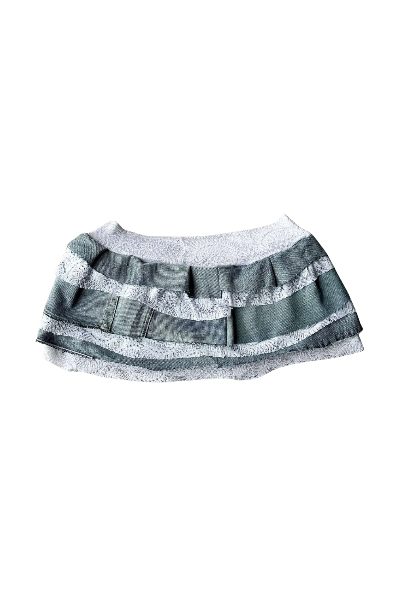 White Outcast Mini Skirt