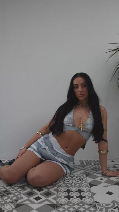 White Outcast Bralette